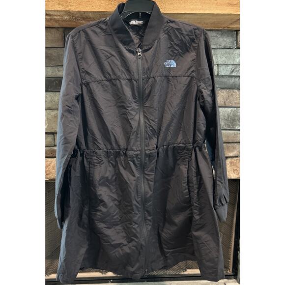 The North Face Jackets & Blazers - The North Face Womens Flybae Longline Rain Jacket Waterproof Black Nylon M *C6